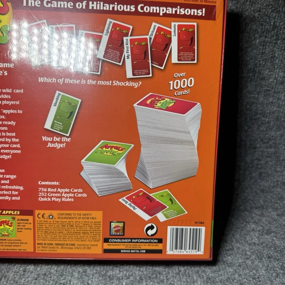 Apples‎ To Apples PARTY BOX The Game Of Hilarious Comparisons! NEW SEALED